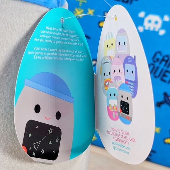 Squishmallow Adin the Gamer 8" UltraSoft Stuffed Kids Toy Plush Exclusive NWT - Picture 11 of 12